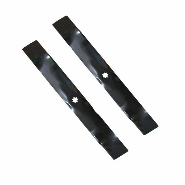 42" Side-discharge/high-lift Blades For John Deere 7 Point Star Hole GX22151, GY20850