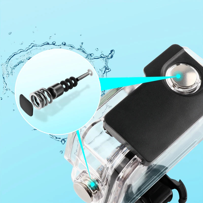 GoPro 60m waterproof protective housing compatible with Hero 8 black only