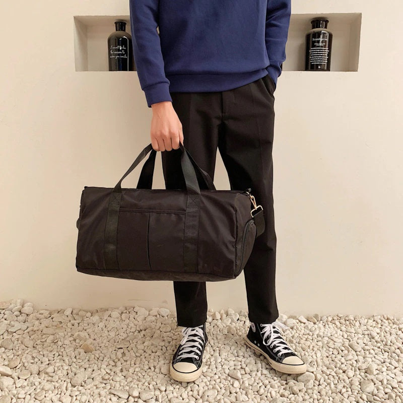 Gym bag swimming bag - Black/Pink