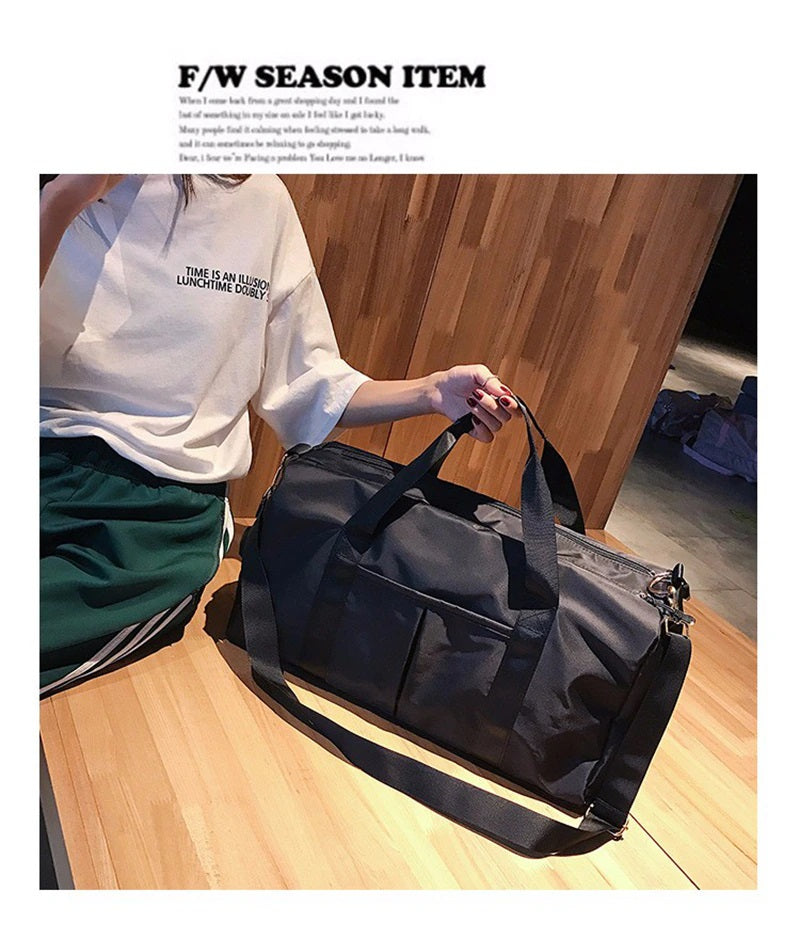 Gym bag swimming bag - Black/Pink