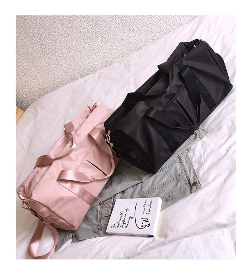Gym bag swimming bag - Black/Pink