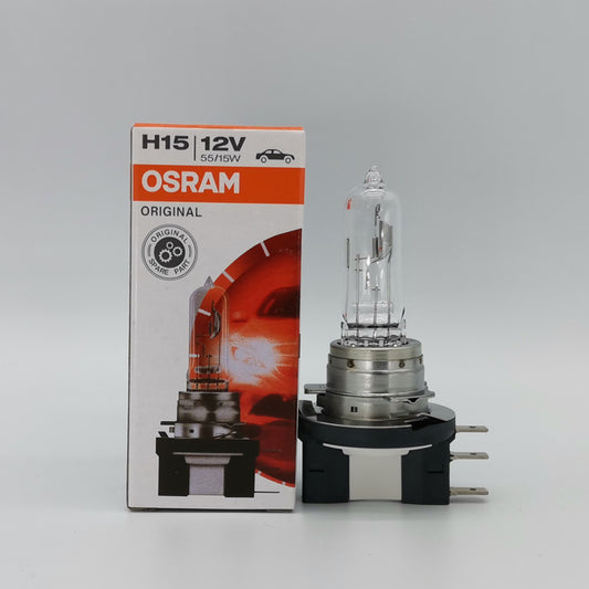 Made in GERMANY Osram Globe headlight bulbs - H15 12V 15/55W PGJ23t-1