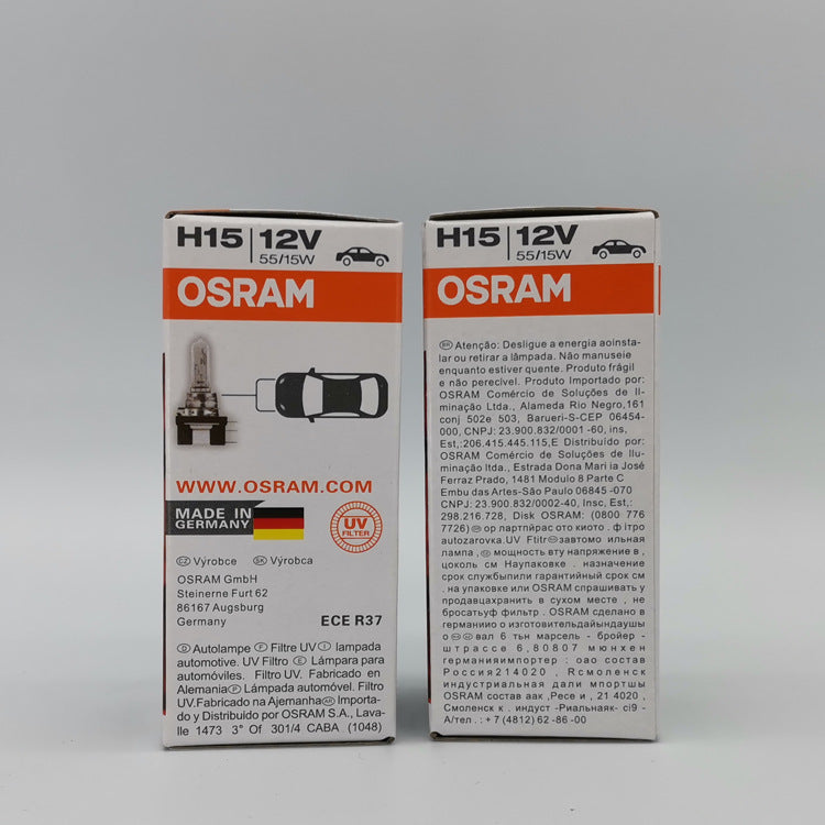 Made in GERMANY Osram Globe headlight bulb - H15 12V 15/55W PGJ23t-1