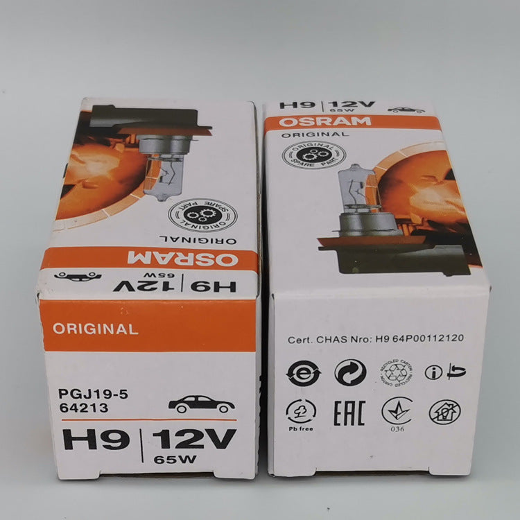 Made in GERMANY Osram Halogen Globe headlight bulb - H9 12V 65W U 64213 PGJ19-5 ORIGINAL