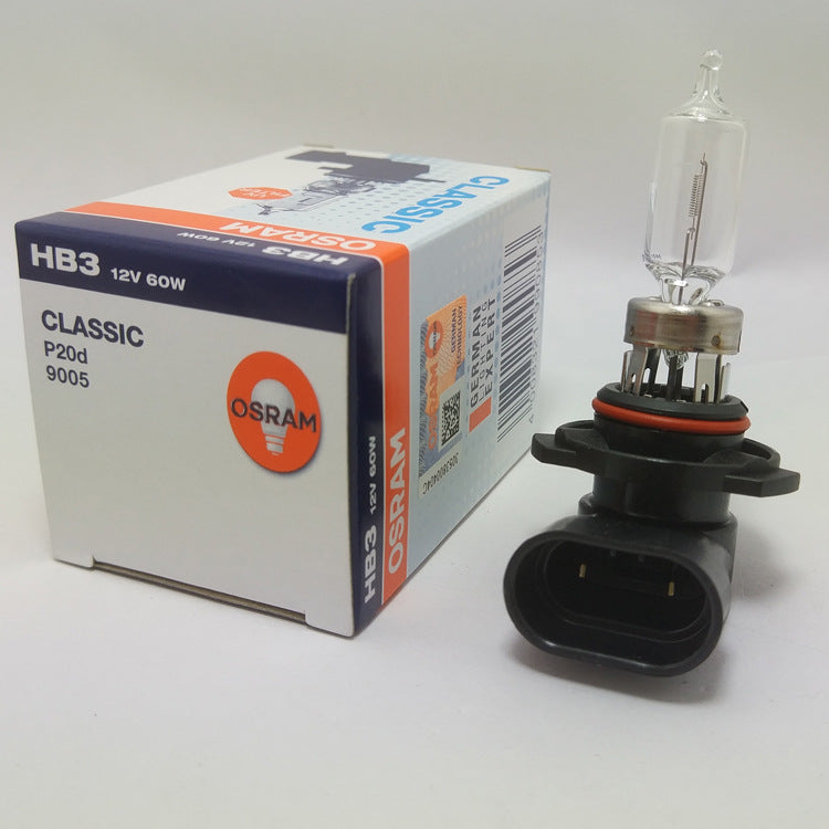 Made in USA Osram Halogen Globe headlight bulb - HB3 9005 12V 60W P20d CLC