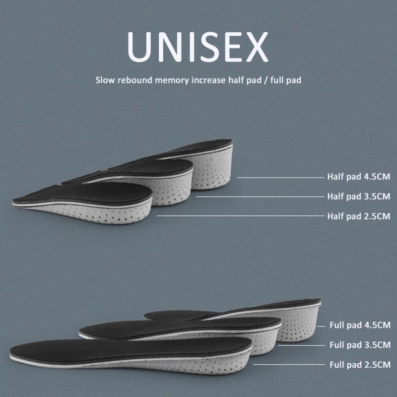 1 Pair Unisex Height Increase Insole