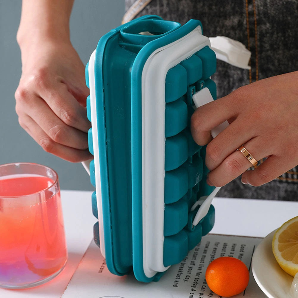 Ice Cube Tray Ice Cube Maker Mold ---FILL→FROZEN→PULL
