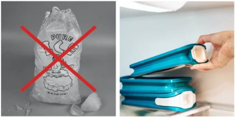 Ice Cube Tray Ice Cube Maker Mold ---FILL→FROZEN→PULL
