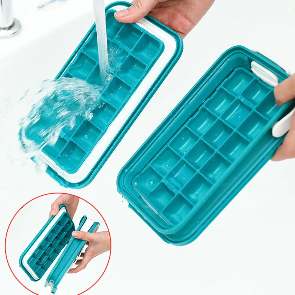 Ice Cube Tray Ice Cube Maker Mold ---FILL→FROZEN→PULL