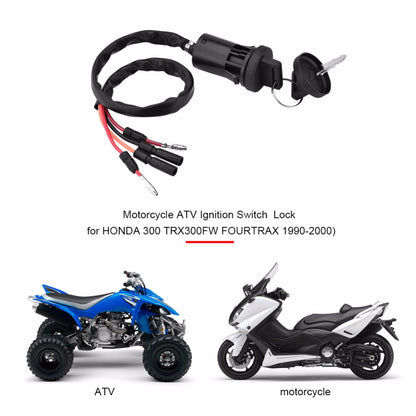 Ignition Switch & Two Keys for Honda ATV Quad TRX 300 & Fourtrax