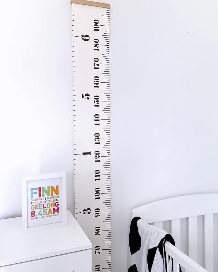 Wall Hanging Kids Height Measure Ruler