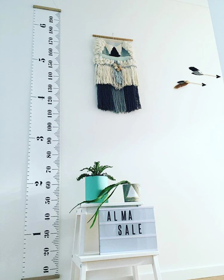 Wall Hanging Kids Height Measure Ruler