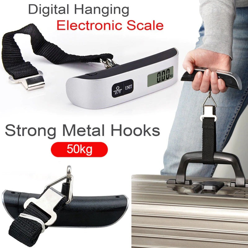 Portable Luggage Scale Digital LCD Display Suitcase Travel Scale