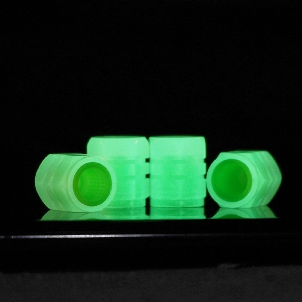 4pcs Universal Luminous Tyre Valve Cap for Car and Motorcycle Bike