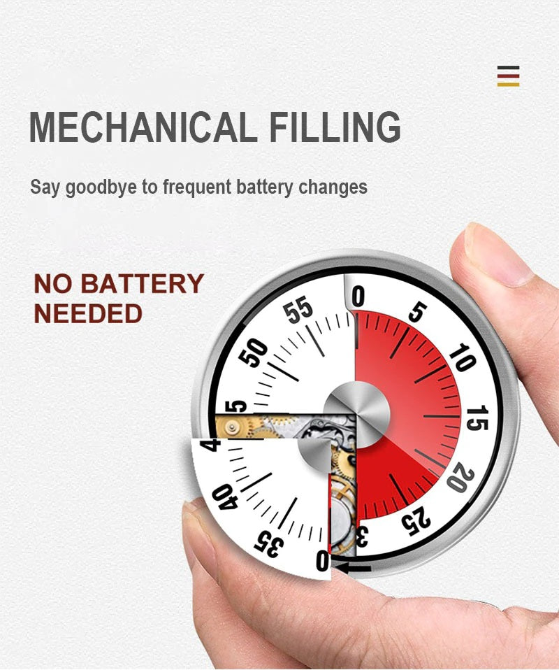 Magnetic Mechanical 60 Minutes Kitchen timer Cooking timer