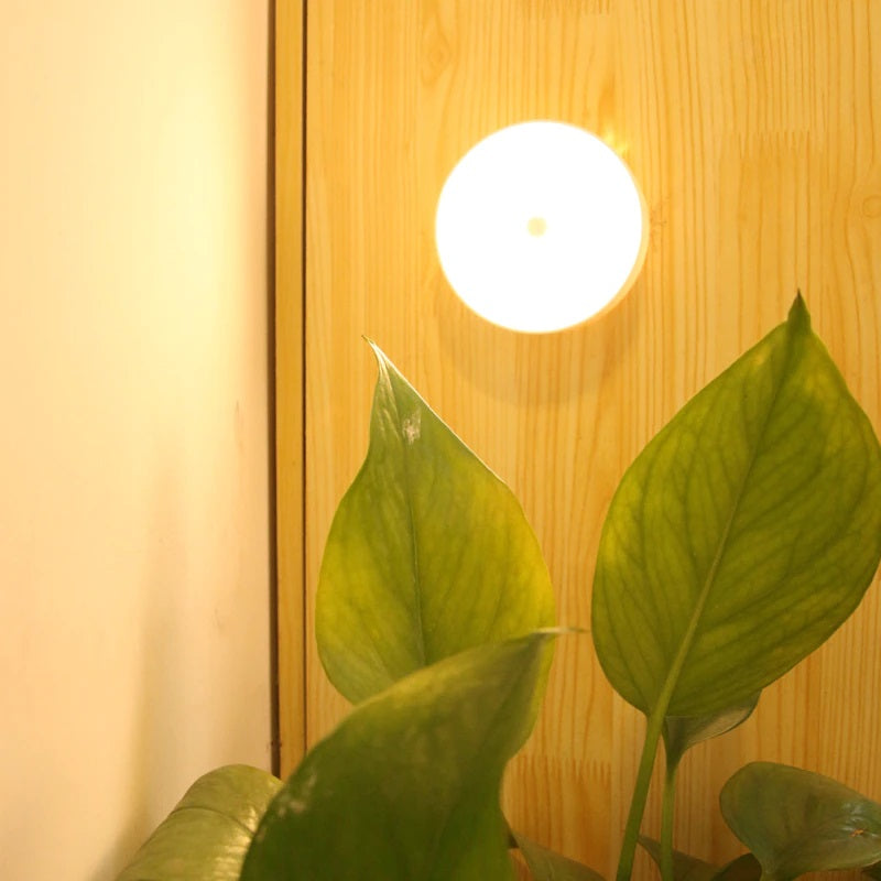 Magnet mount LED Human Body Induction Night Light