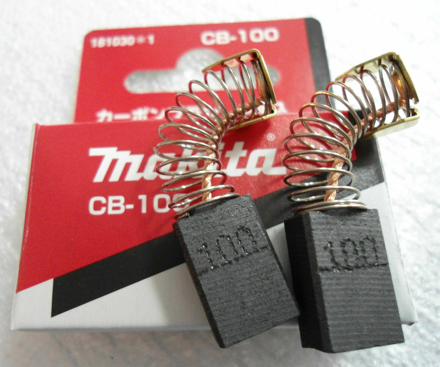 1 Pair Genuine Makita CB100 Carbon Brushes