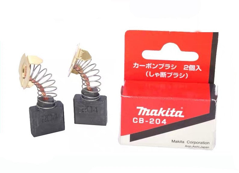 1 Pair Genuine Makita CB204 Carbon Brushes