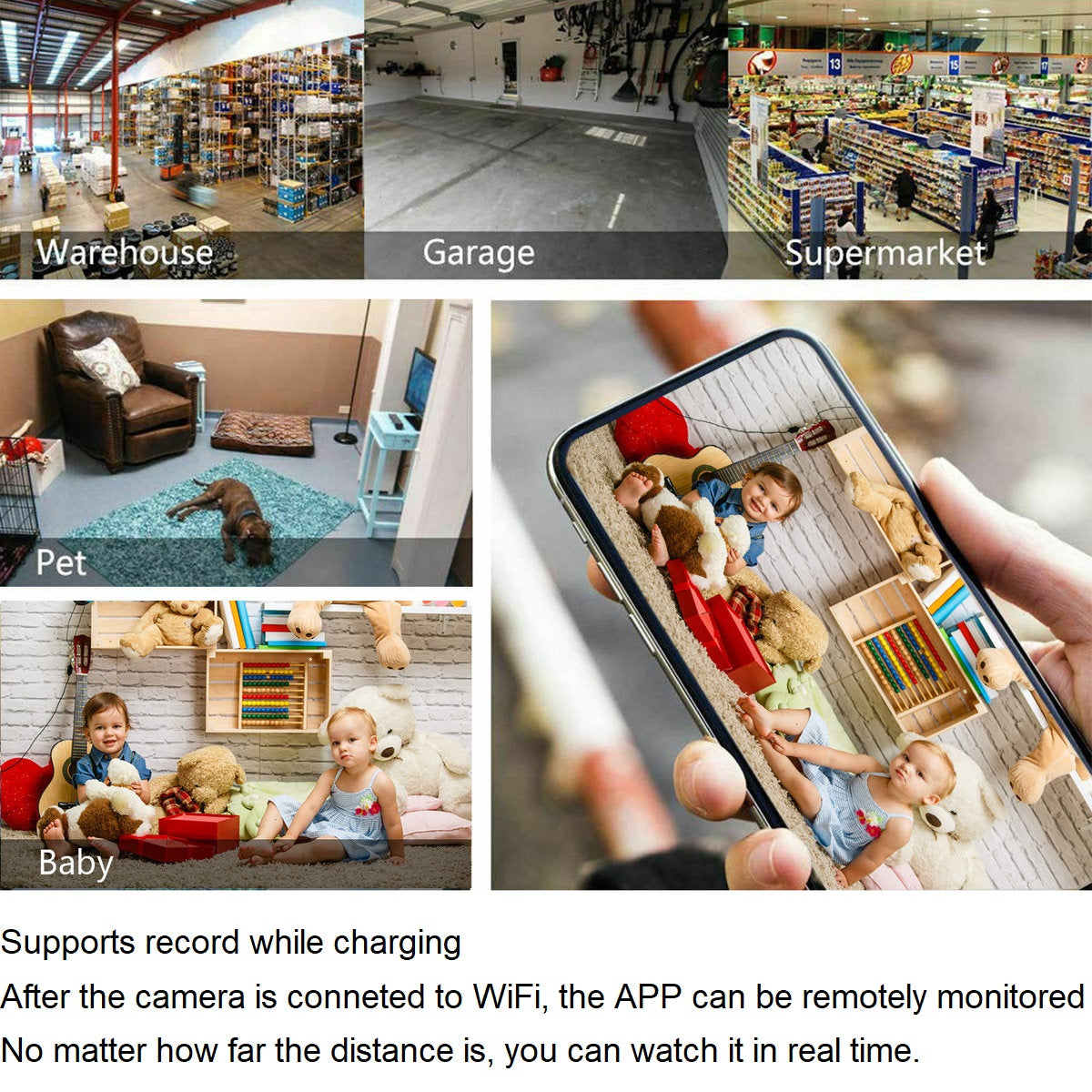 Mini Magnetic Wifi Camera 1080P IP Camera smart Home Security