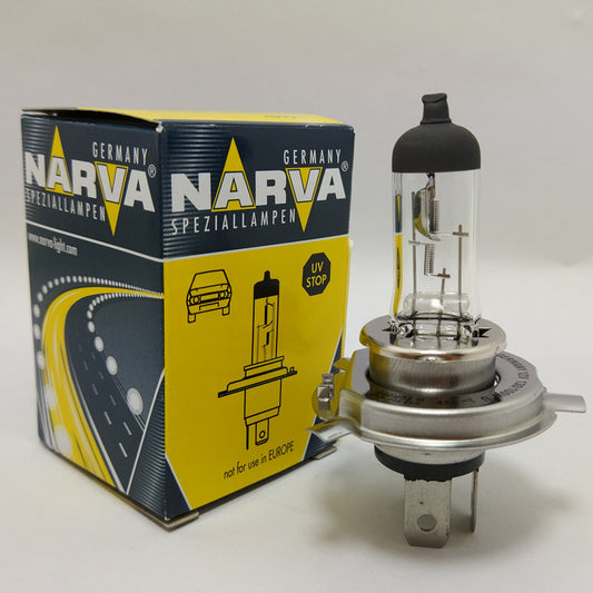 1pc NARVA Halogen Globe headlight bulbs - H4 12V 130/100W P43T-38 48951