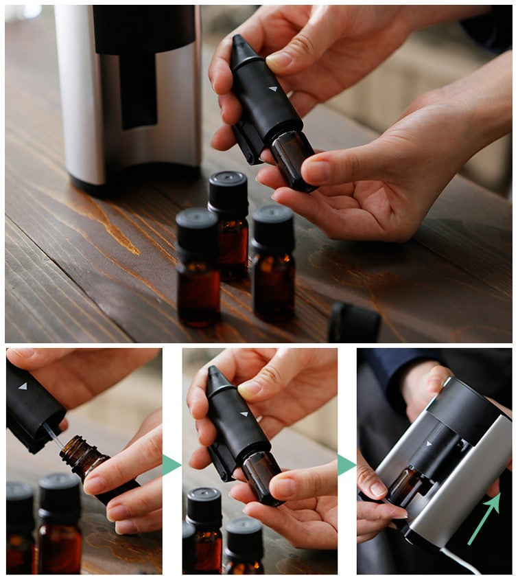Nebulizing Diffuser Waterless essential oil sprayer for Car/Bedroom/Office - 15ml