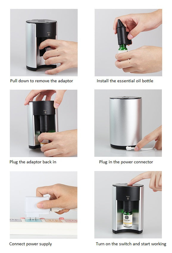Nebulizing Diffuser Waterless essential oil sprayer for Car/Bedroom/Office - 15ml