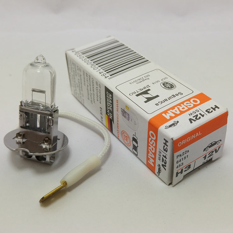 Made in Germany Osram Halogen Globe headlight bulb - H3, 12V, 55W, 64151