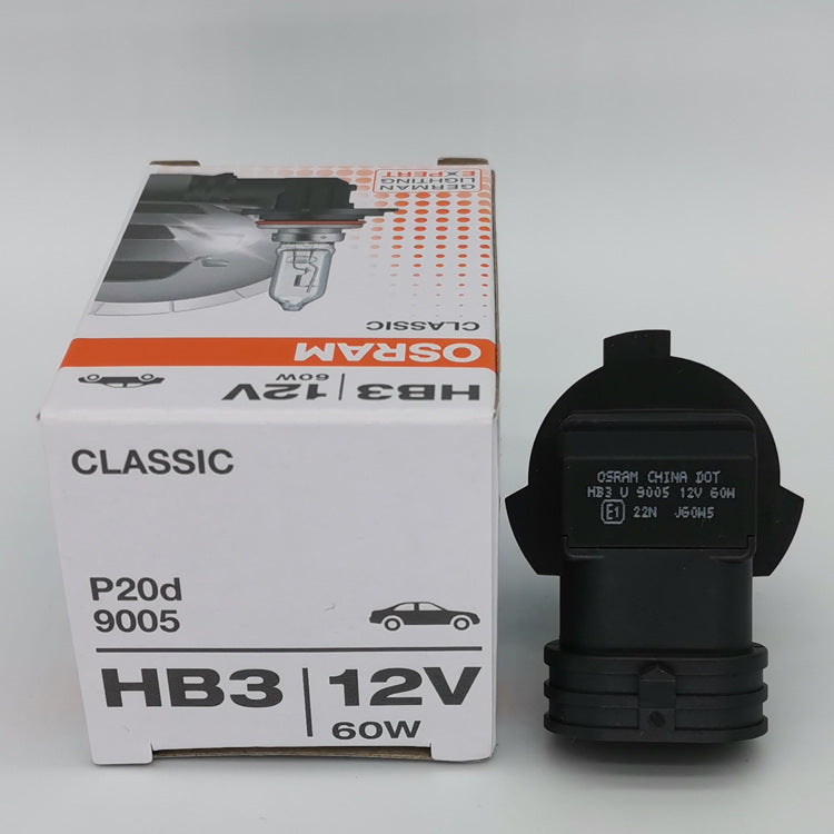Osram Halogen Globe headlight bulb - HB3 9005 12V 60W P20d 9005 CLC