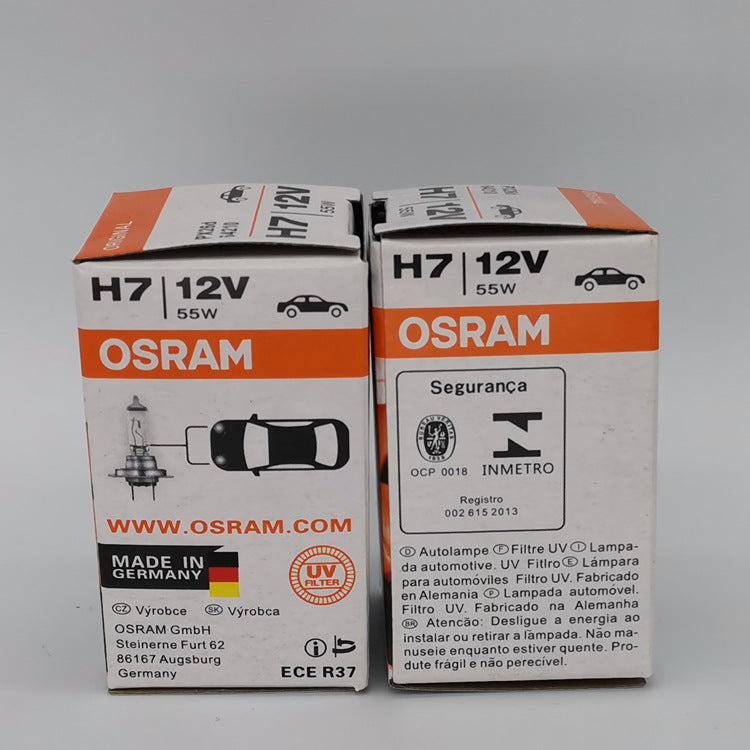 Made in Germany Osram Halogen Globe headlight bulb - H7, 12V, 55W, 64210