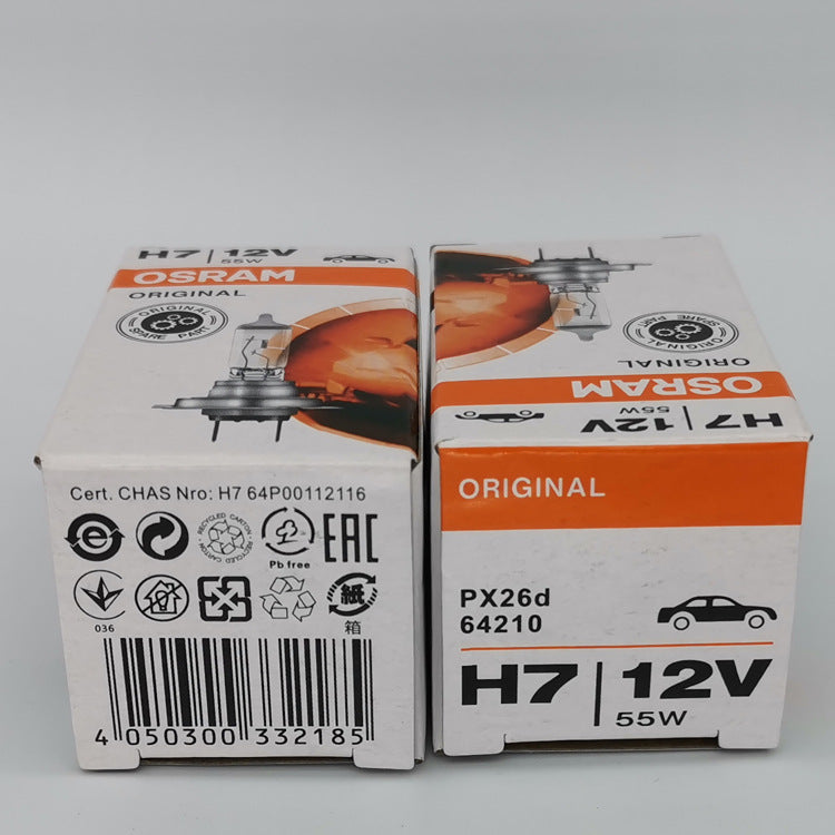 Made in Germany Osram Halogen Globe headlight bulb - H7, 12V, 55W, 64210