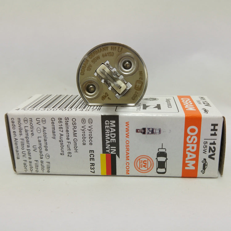 Made in Germany Osram Halogen Globe headlight bulb - H1, 12V, 55W, 64150