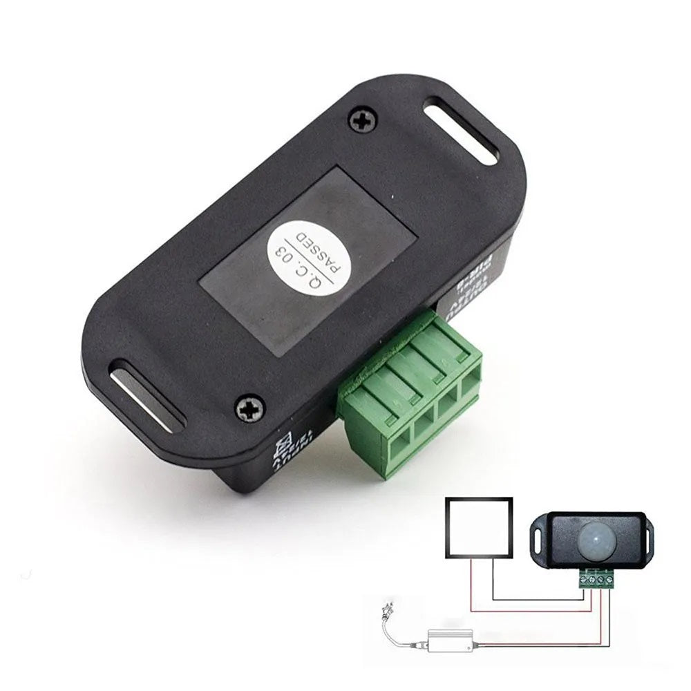 DC 12V 24V 6A Automatic Adjust PIR Motion Sensor Switch Module