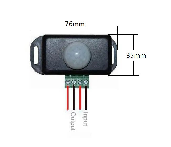 DC 12V 24V 6A Automatic Adjust PIR Motion Sensor Switch Module