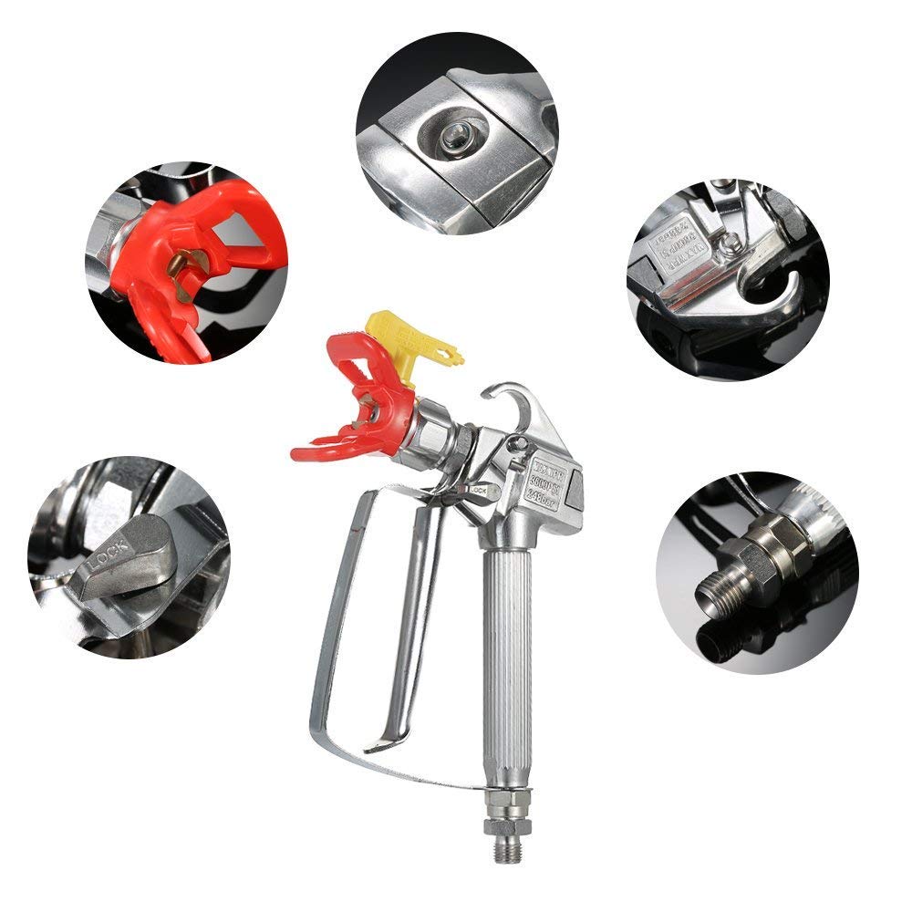 Airless Spray Gun For Graco Titan Wagner Paint Sprayers With 517 Spray Tip
