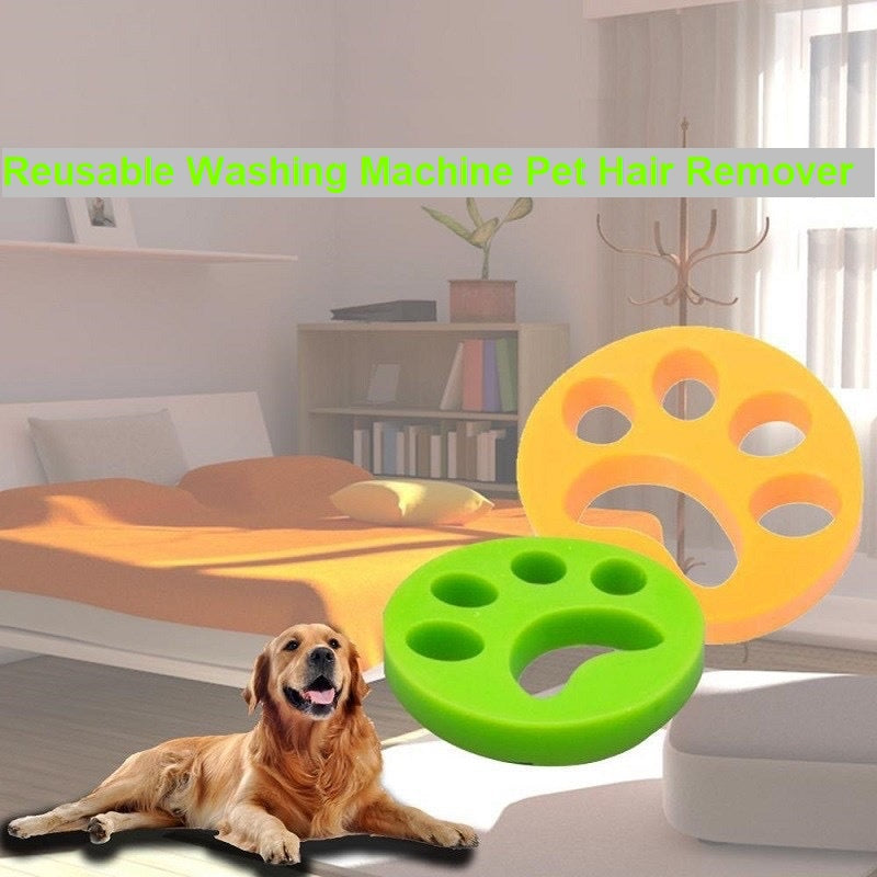 2pcs Reusable Pet Hair Remover Dryer Washing Machine Pet Hair Catcher cleaner