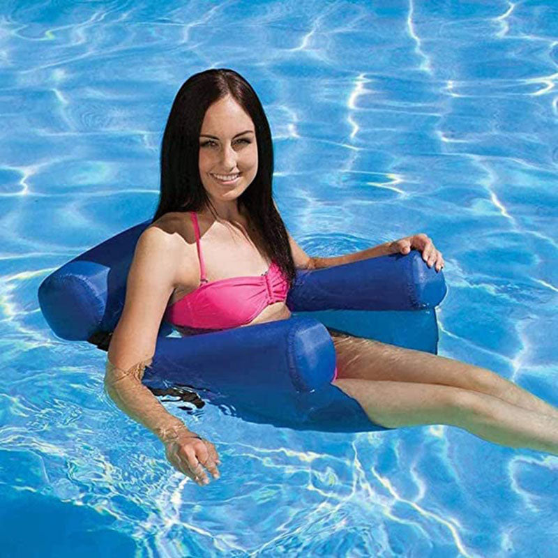 Inflatable Floating Air Mattresses Pool Lounger Chair - Blue