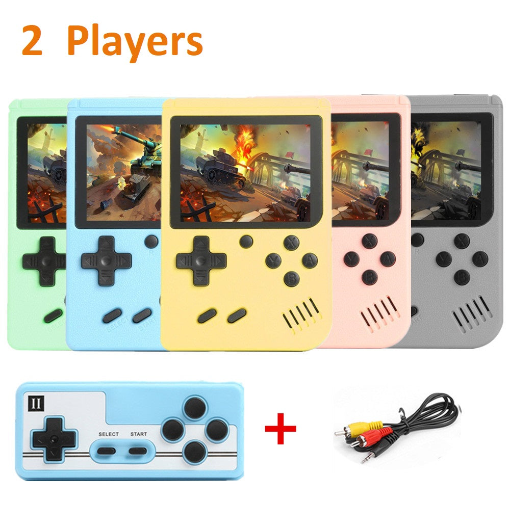 Portable 500 In 1 Mini Game Console Handheld Game Players GameBoy - Gray