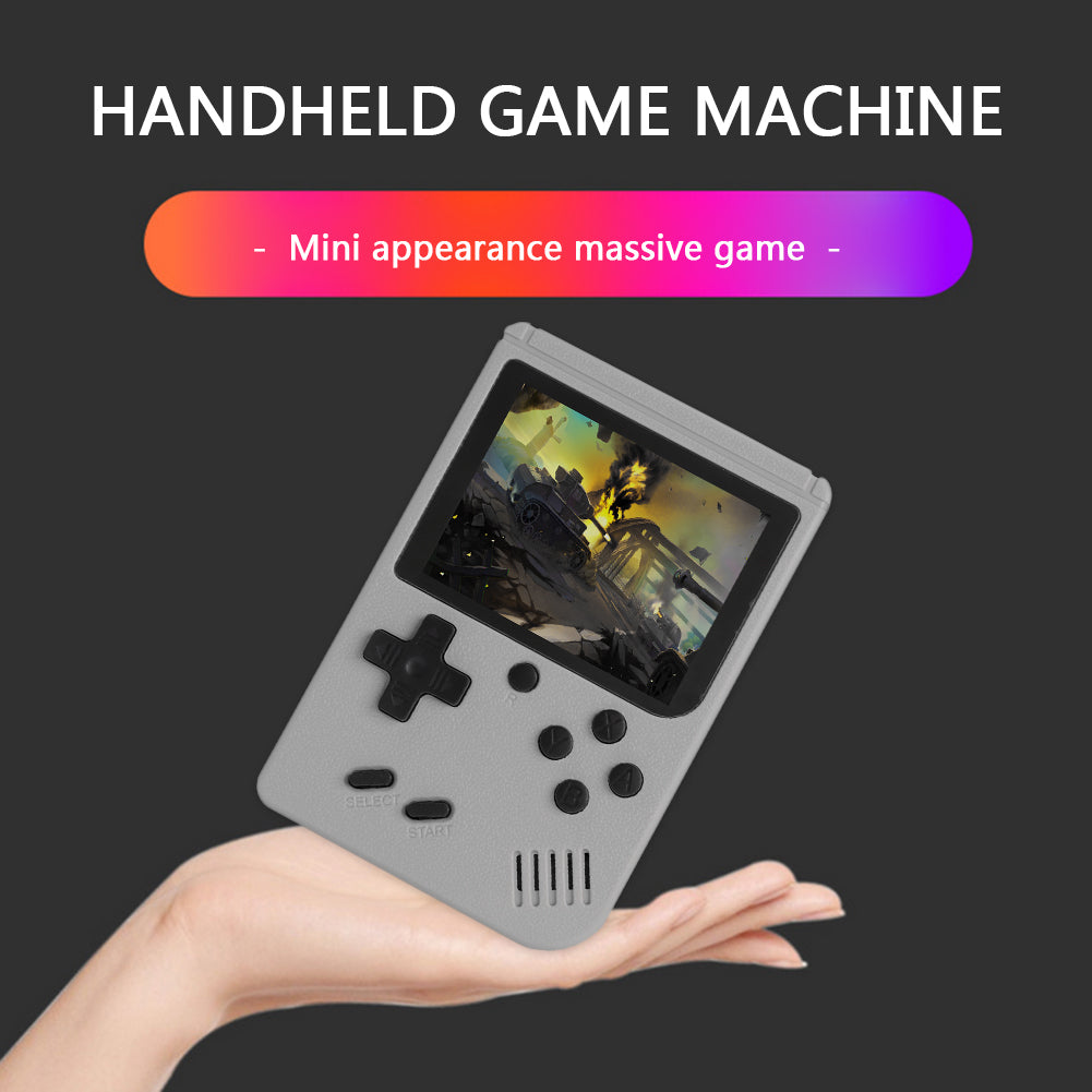 Portable 500 In 1 Mini Game Console Handheld Game Players GameBoy - Gray