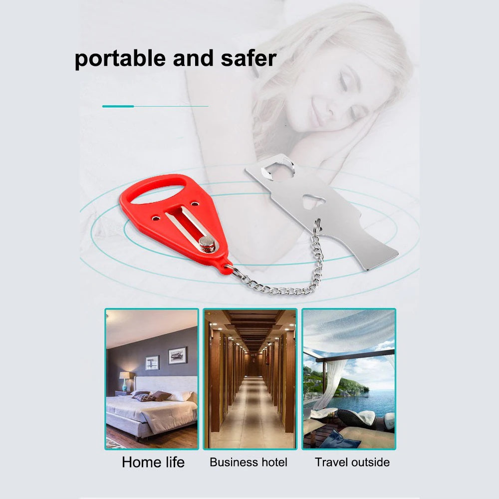Portable Door Lock for motel, hotel and Airbnb