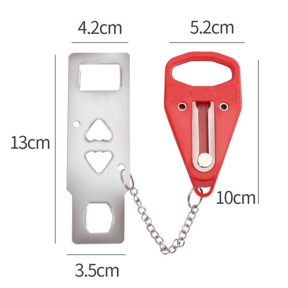 Portable Door Lock for motel, hotel and Airbnb