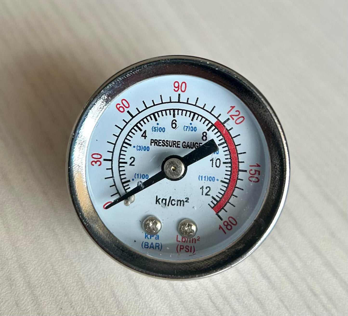 0-180PSI Air Pressure Gauge 0-12 BAR
