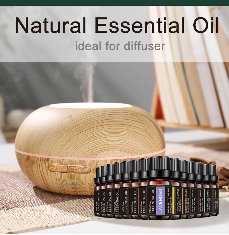 Pure Natural Essential Oils Natural Plant Aroma Aromatherapy Oil - 10ml