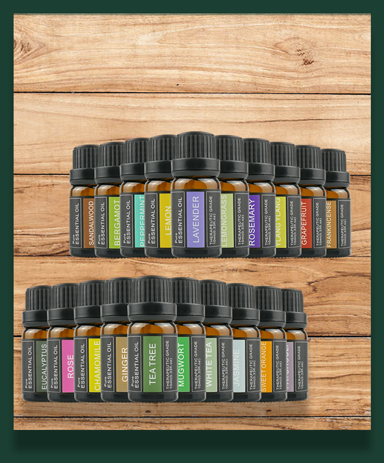 Pure Natural Essential Oils Natural Plant Aroma Aromatherapy Oil - 10ml