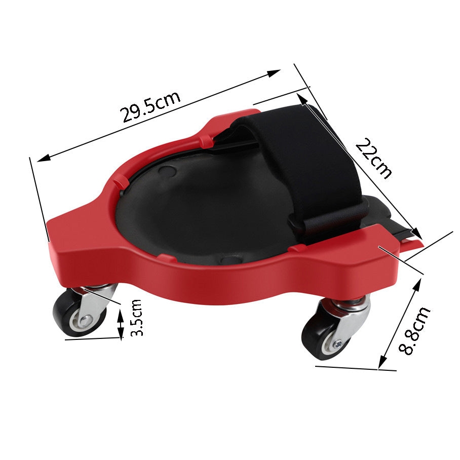 1 pair of Rolling Knee Protection Pad With Wheels and Built-in Foam Padded Cushions