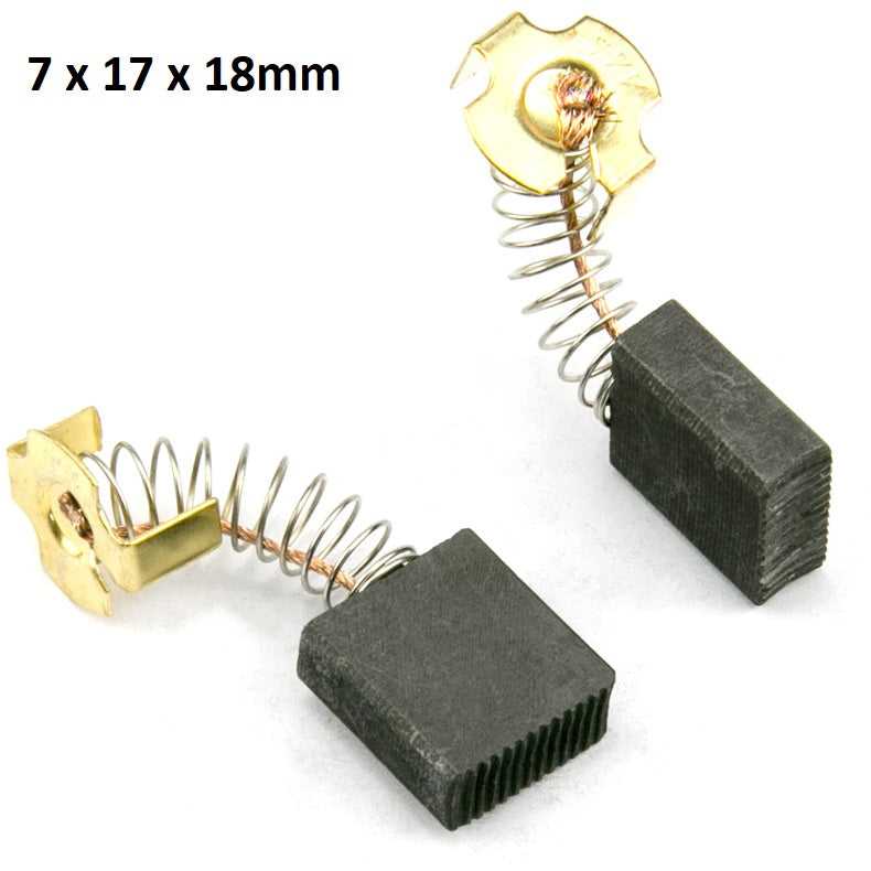 Replacement carbon brushes for Ryobi power tools 7x17x18mm