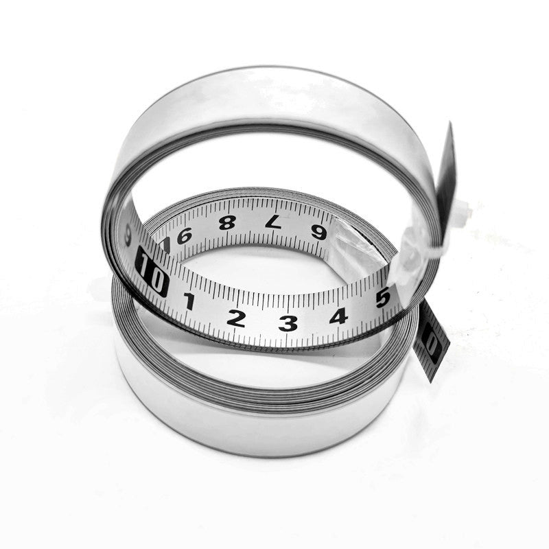2m Stainless Steel Self Adhesive Metric Scale Ruler Tape Measure