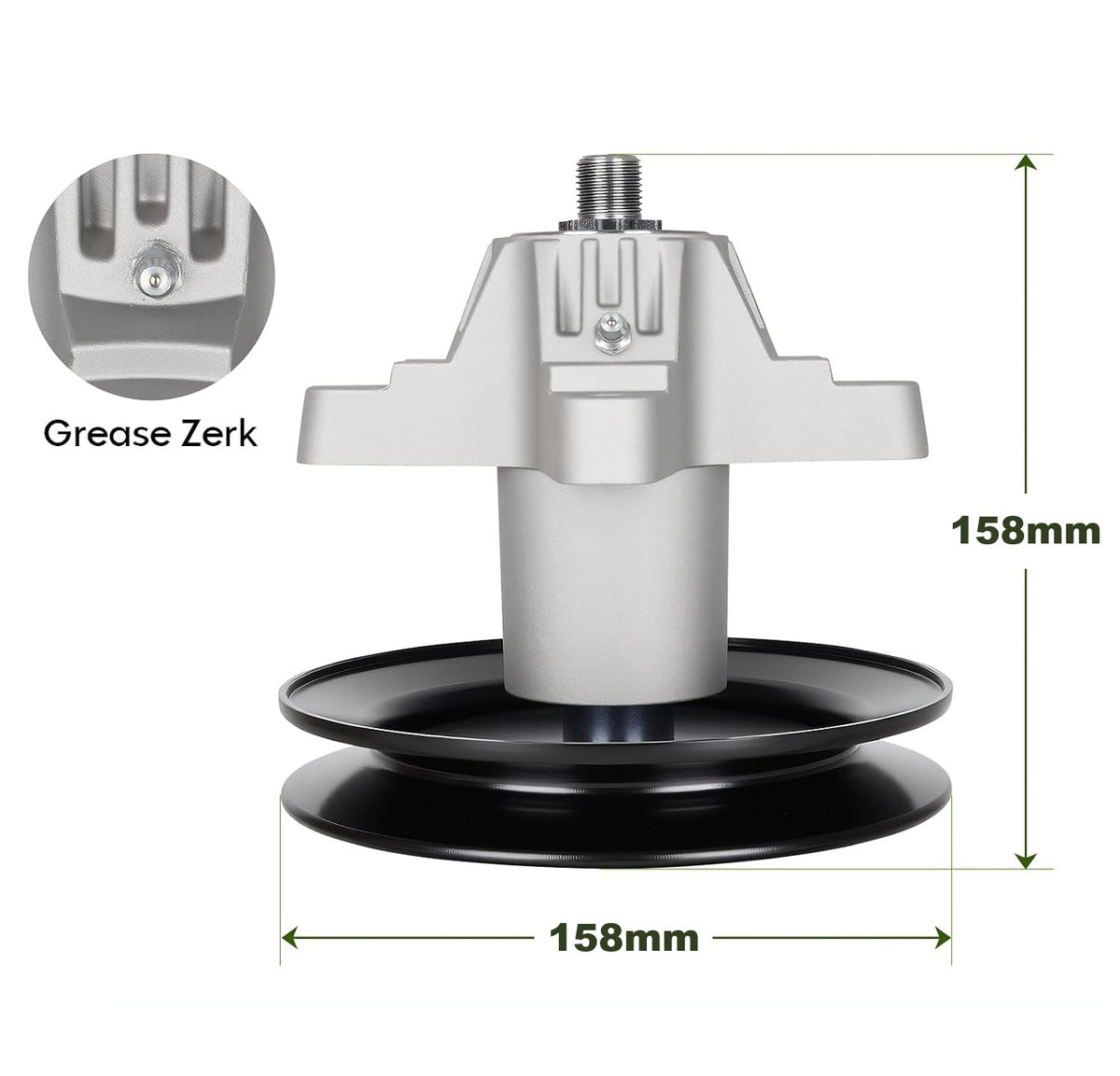 6 Point Star Spindle Assembly for Cub Cadet #91804456 618-04461 91804461 61804456 61804461