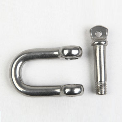 8mm Marine Grade Stainless Steel 316 D Shackle