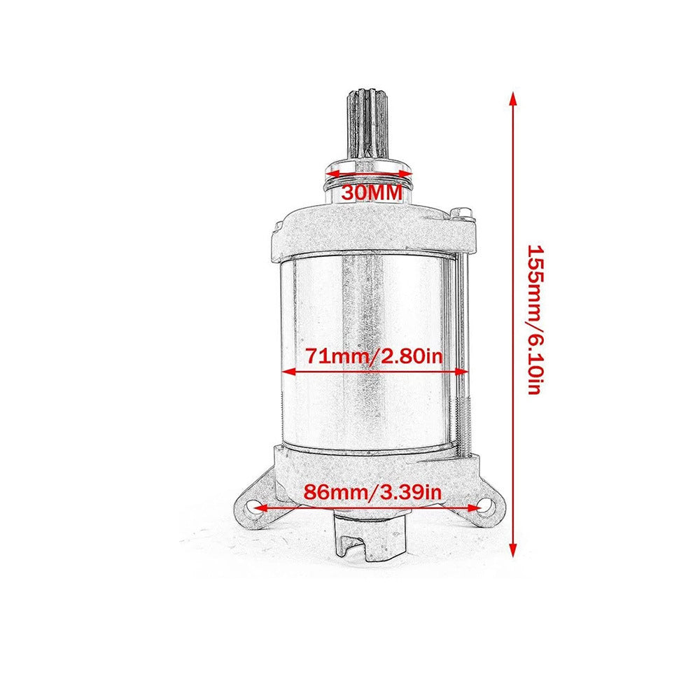 Starter Motor Assembly – Replacement for Yamaha 1CT-81890-00-00