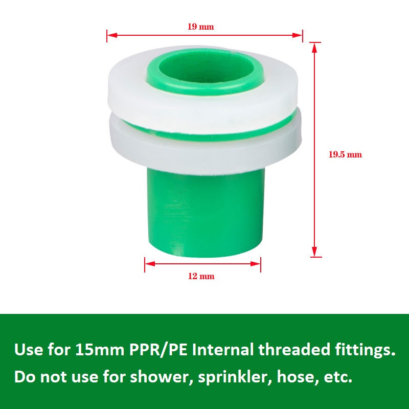 10pcs Tape-free Leak-Proof Tap Sealing Ring PPR Gaskets Pipe Plugs End